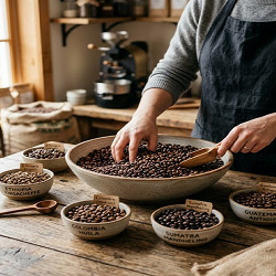 Як створити власний купаж зернової кави вдома