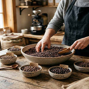 Як створити власний купаж зернової кави вдома