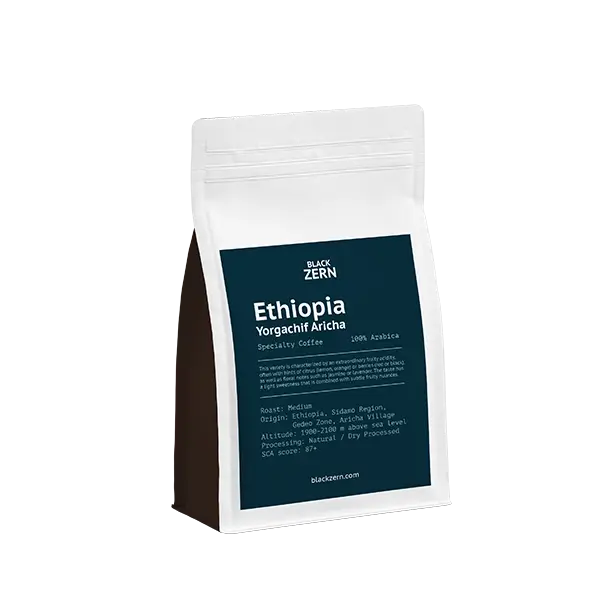 Спешелті Кава в зернах Ефіопія Йоргачів Аріча, 250гр.