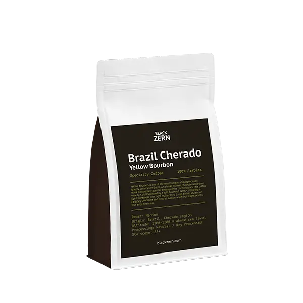 Спешелті Кава в зернах Бразилія Черадо Жовтий Бурбон, 250гр.