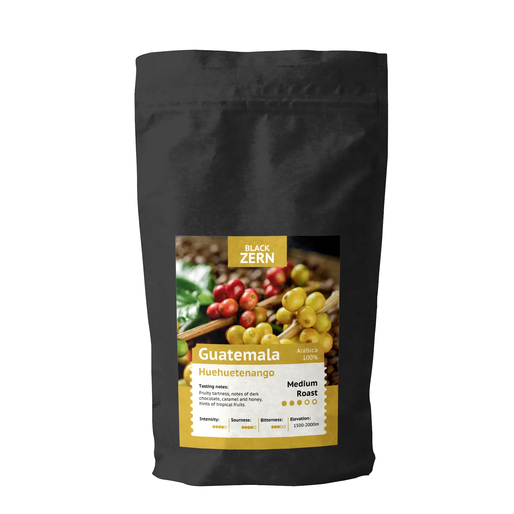 Кава в зернах Арабіка Гватемала Уеуетенанго